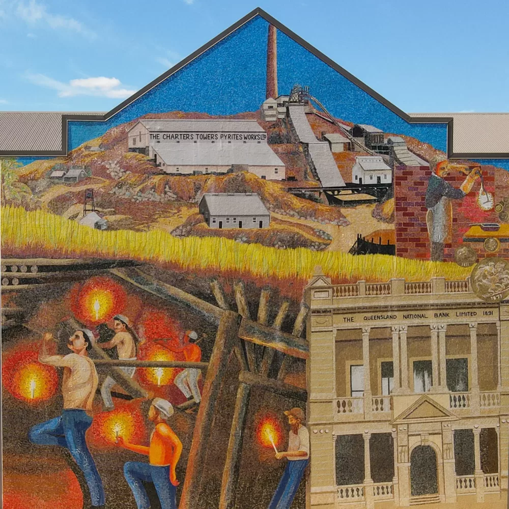 Wall of History panel 03 — The Rush